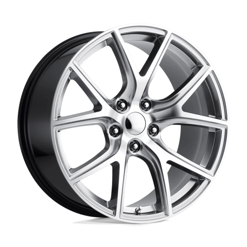 Performance Replicas 181HM-297334 PR181 20X9 5X5.0 HYPER SLV MACH 34MM - Truck Part Superstore