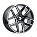 Performance Replicas 192BM-2215825 PR192 22X10 6X5.5 G-BLK MACH 25MM - Truck Part Superstore
