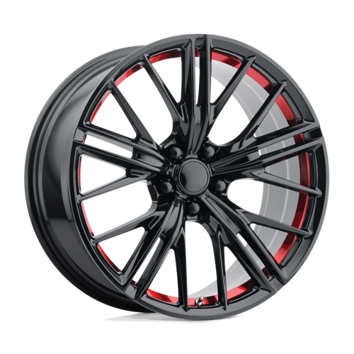 Performance Replicas 194RS-211223 PR194 20X10 5X120 G-BLK RED MACH 23MM - Truck Part Superstore