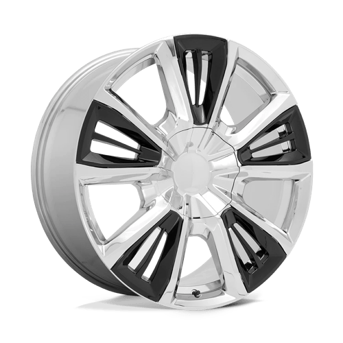 Performance Replicas 212CG-2295828 PR212 22X9 6X5.5 CHR BLK ACC 28MM - Truck Part Superstore