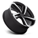 Performance Replicas 216BM-286545 PR216 20X8.5 5X4.5 G-BLK MACH 45MM - Truck Part Superstore