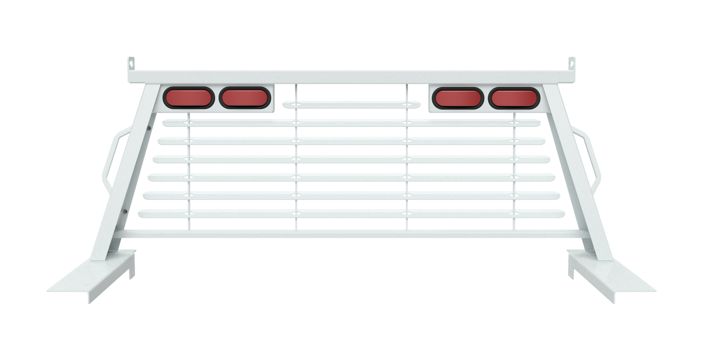 B&W Trailer Hitches PUCP7502WA B&W Custom Headache Rack w/ LED Brake, Turn, Tail Lights for Ford Trucks - Truck Part Superstore