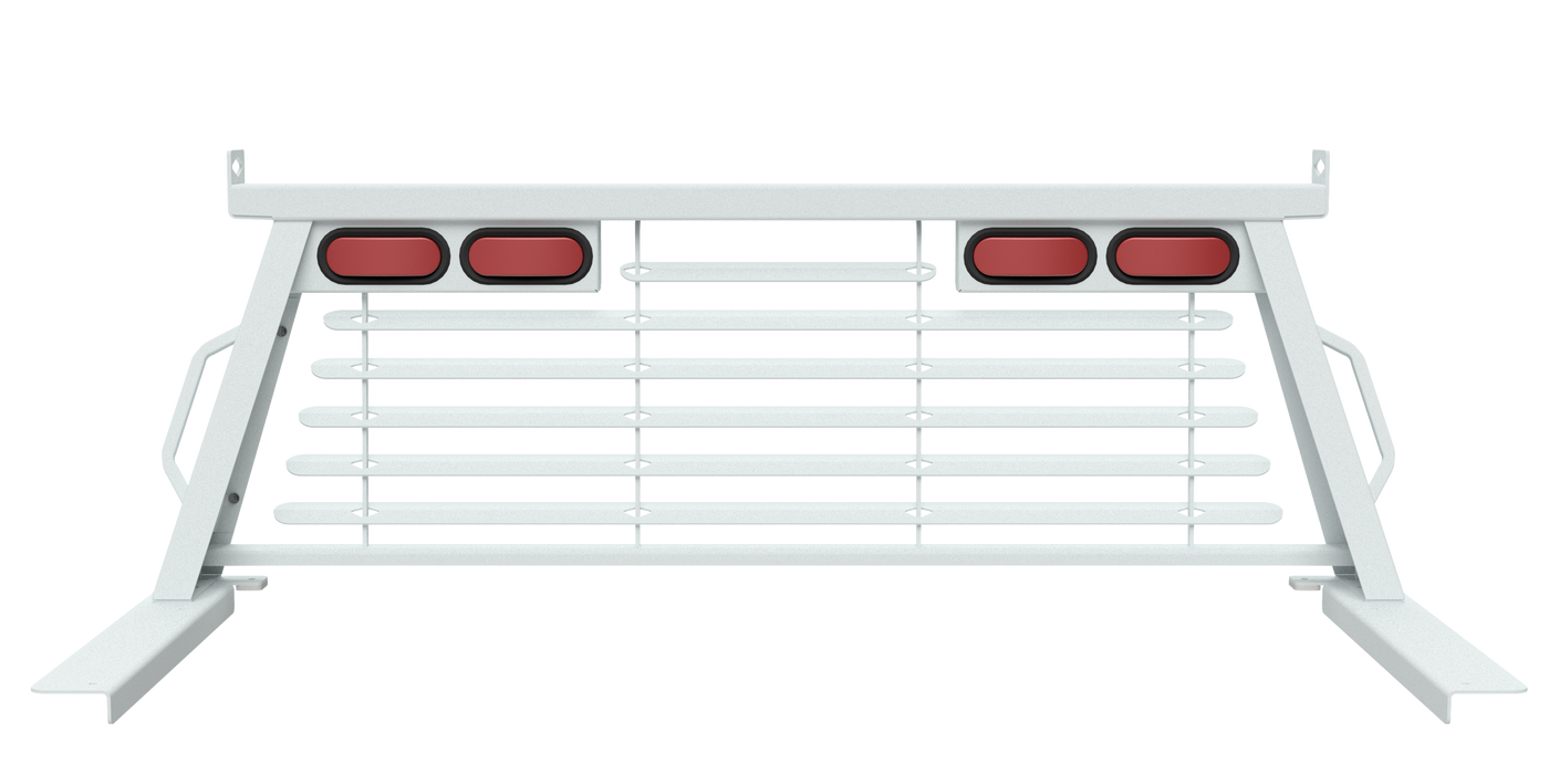 B&W Trailer Hitches PUCP7523WA B&W Custom Headache Rack w/ LED Brake, Turn, Tail Lights for Ford Trucks - Truck Part Superstore