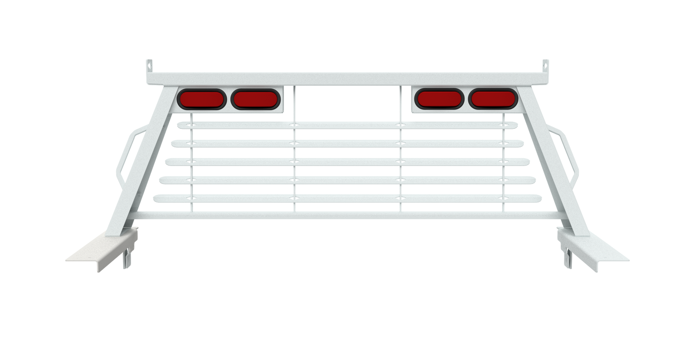 B&W Trailer Hitches PUCP7543WA B&W Custom Headache Rack w/ LED Brake, Turn, Tail Lights for Chevy Trucks - Truck Part Superstore