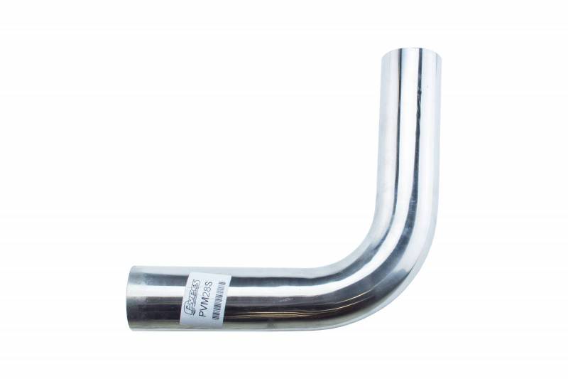 Pypes Performance Exhaust PVM28S Mandrel Bend Pipe 2.5 in 90 Degree Hardware Not Incl Natural 304 Stainless Steel Pypes Exhaust - Truck Part Superstore