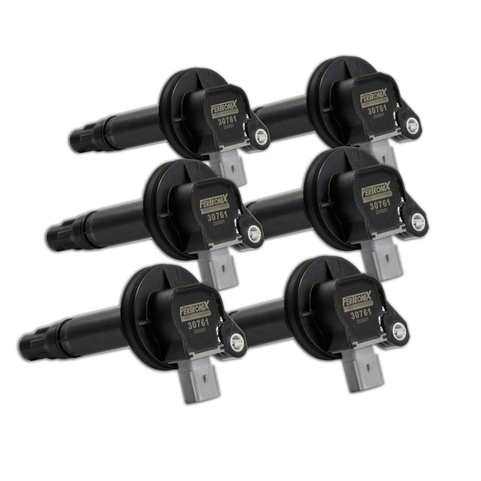 Pertronix 30766 Coil Flame-Thrower Ford V6 EcoBoost 3.5;2-Pin Gray;Set of 6; 2010-12 - Truck Part Superstore