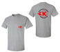 Kooks Custom Headers TS-1006451-01 Grey Pocket T-Shirt-Medium - Truck Part Superstore