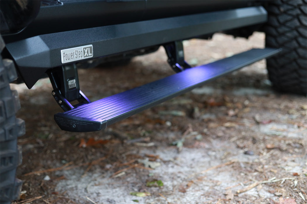 AMP Research 77242-01A PowerStep™ XL; Incl. OEM Style Illumination; Black; Pair; - Truck Part Superstore