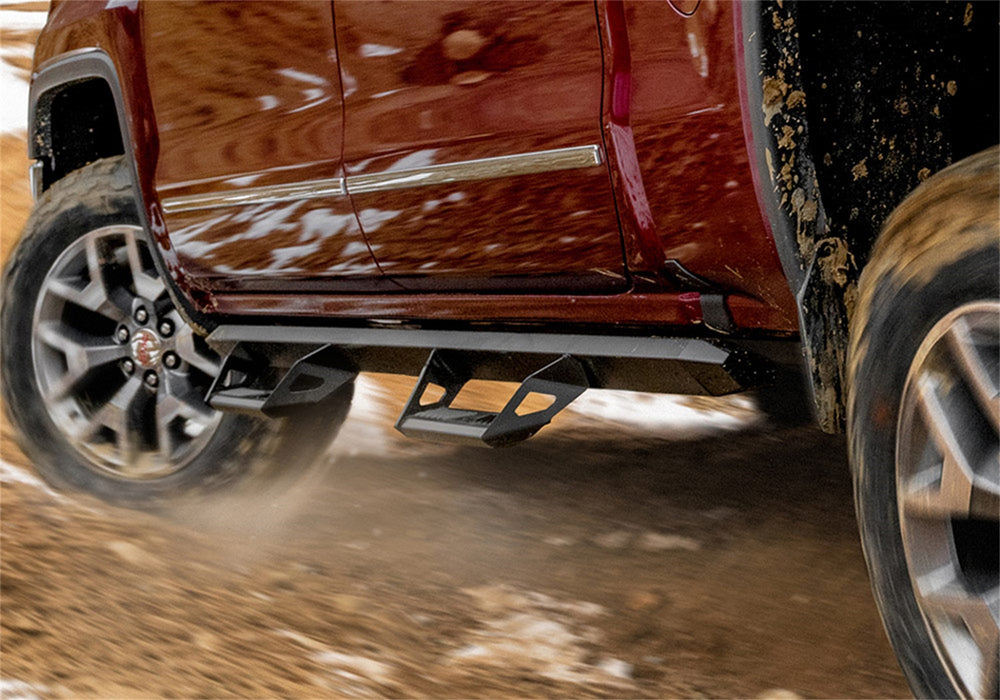 N-Fab PRD0971QC-TX Predator Pro-Cab Len (2 Steps)-09-15.5 Ram 1500 Quad-TX Blk - Truck Part Superstore