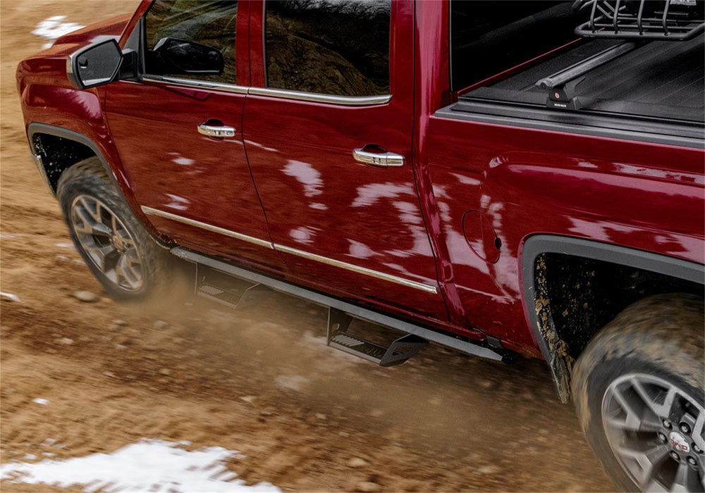 N-Fab PRD1090MC-TX Predator Pro-Cab Len (2 Steps)-10-18 Ram 2500/3500/4500/5500 Mega-TX Blk - Truck Part Superstore