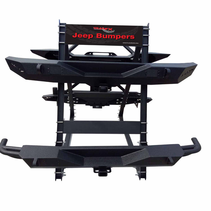 TrailFX QD1000JB Rack Display Holds Jeep Bumpers No Product Included - Truck Part Superstore