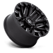 Fuel 1PC D82820001847 D828 20X10 8X180 G-BLK-MILL -18MM - Truck Part Superstore