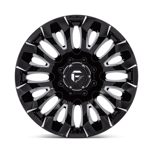 Fuel 1PC D82820008247 D828 20X10 8X6.5 G-BLK-MILL -18MM - Truck Part Superstore