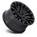 Fuel 1PC D83118908450 D831 18X9 6X5.5 BLK-OUT 1MM - Truck Part Superstore