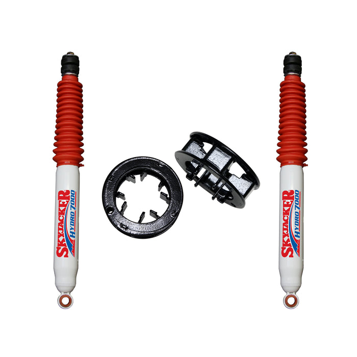 Skyjacker R1325MS-H Aluminum Spacer Leveling Kit 13-19 RAM 3500 14-19 RAM 2500 w/Shocks Hydro Shocks 2 Inch Lift Incl. Front Spacer Skyjacker - Truck Part Superstore