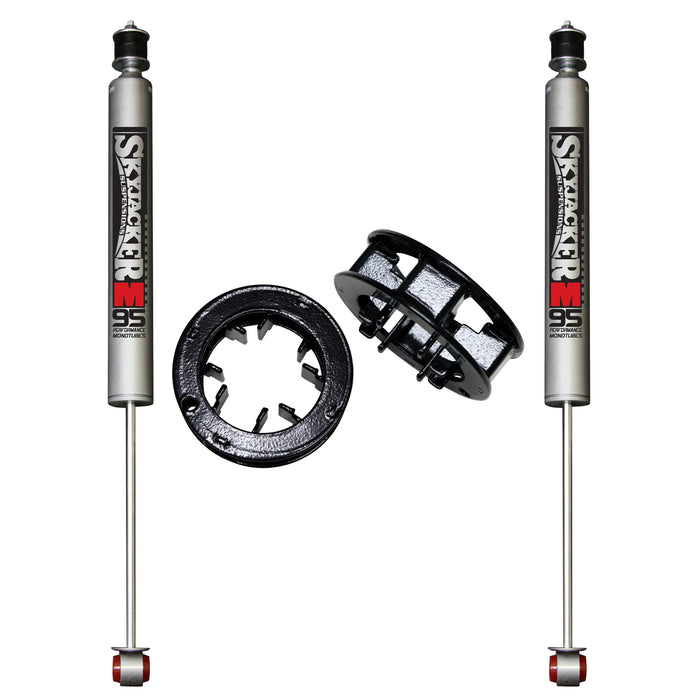 Skyjacker R1325MS-M Aluminum Spacer Leveling Kit 13-19 RAM 3500 14-19 RAM 2500 w/Shocks M95 Performance Shocks 2 Inch Lift Incl. Front Spacer Skyjacker - Truck Part Superstore