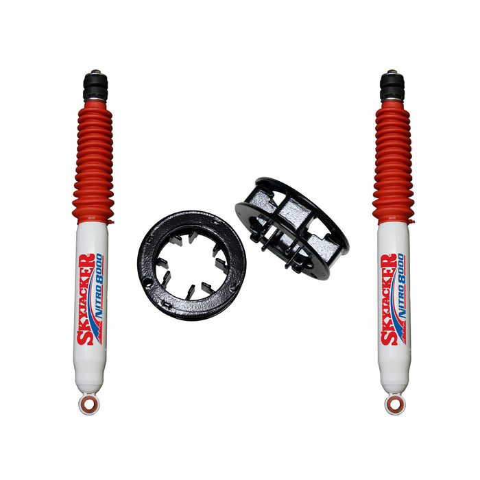 Skyjacker R1325MS-N Aluminum Spacer Leveling Kit 13-19 RAM 3500 14-19 RAM 2500 w/Shocks Nitro Shocks 2 Inch Lift Incl. Front Spacer Skyjacker - Truck Part Superstore
