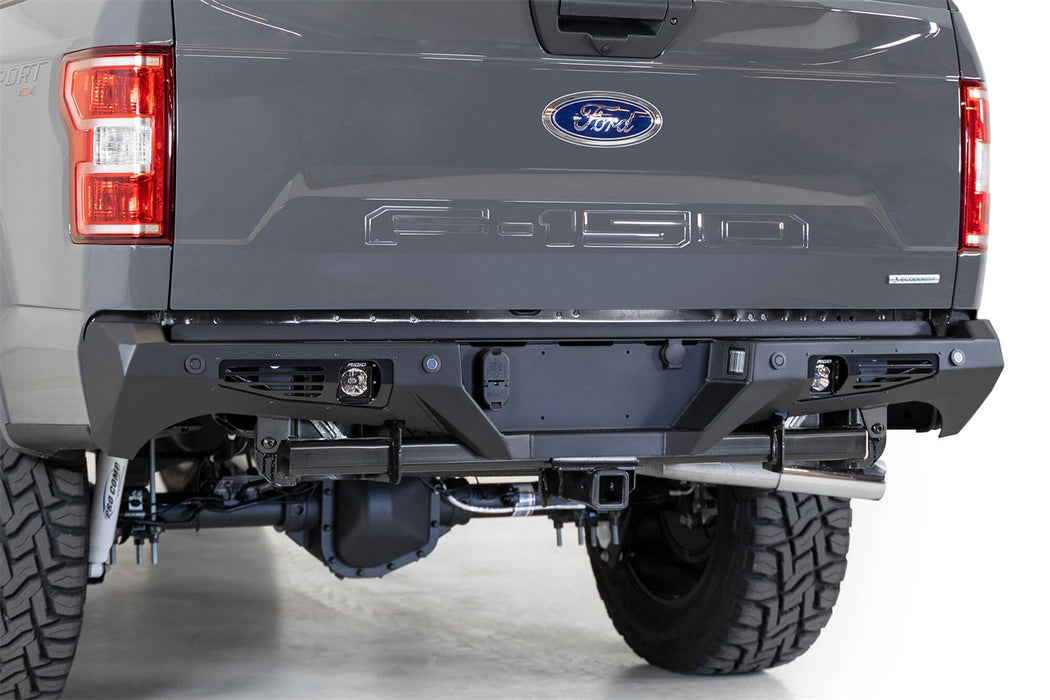 Addictive Desert Designs R180011370103 Bomber Rear Bumper; Hammer Black Powder Coat Finish; - Truck Part Superstore