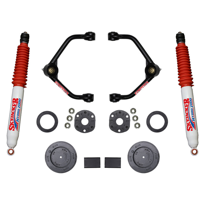 Skyjacker R1930PH 3 Inch Suspension Lift Kit With Front Strut Spacers Front Upper A-arms Rear Coil Spring Spacers Rear Bump Stop Spacers And Rear Hydro 7000 Shocks 2019-2021 Ram 1500 Skyjacker - Truck Part Superstore