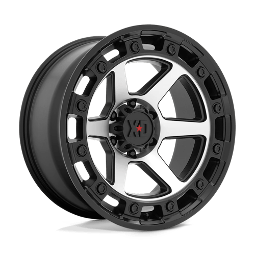 XD XD86221063518N XD862 20X10 6X135 S-BLK MACH -18MM - Truck Part Superstore