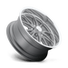 US Mag 1PC U11118807345 U111 18X8 5X5.0 MT-GNMTL-MACH 01MM - Truck Part Superstore