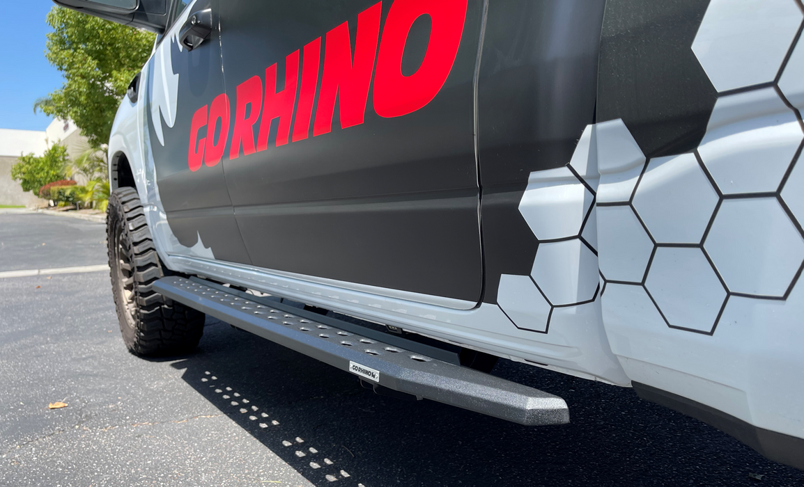 Go Rhino 69430687PC RB20 Running Boards with Mounting Brackets Kit - Truck Part Superstore