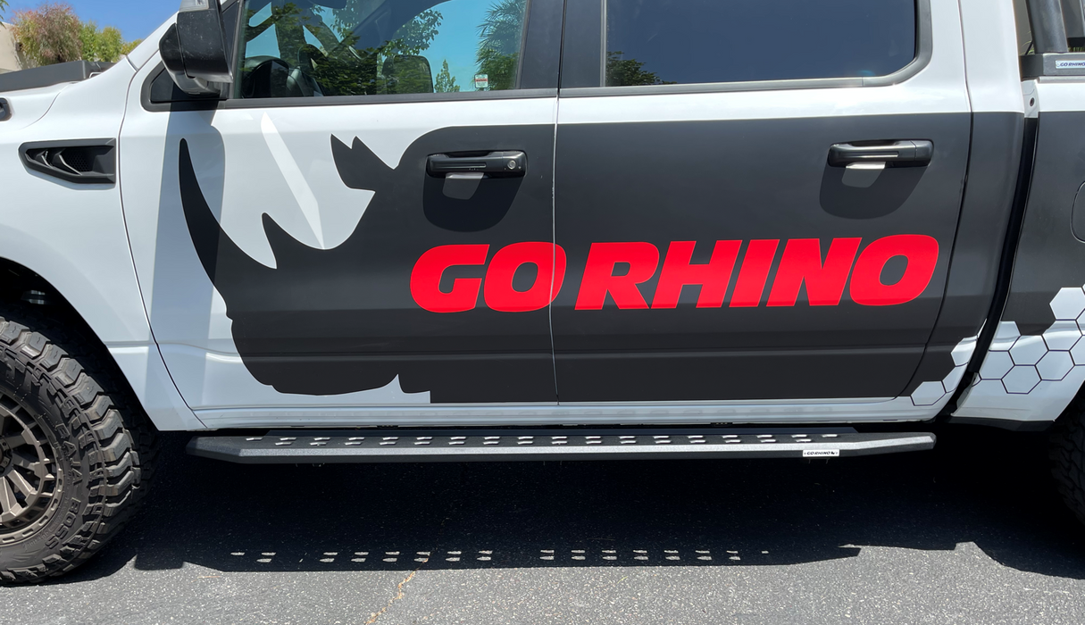 Go Rhino 69430687PC RB20 Running Boards with Mounting Brackets Kit - Truck Part Superstore