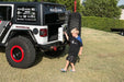 Road Armor 5182R1B-TC Stealth Rear Bumper; Mid Width; w/Tire Carrier Assembly; Texture Black; - Truck Part Superstore
