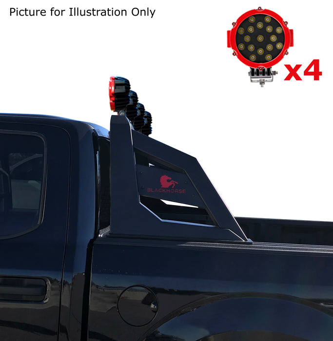 Black Horse Off Road RB-AR1B-PLR Armour Roll Bar Kit - Truck Part Superstore
