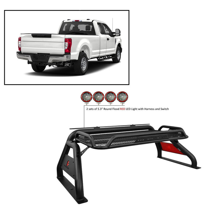 Black Horse Off Road RB-BA15B-PLFR Atlas Roll Bar Kit - Truck Part Superstore