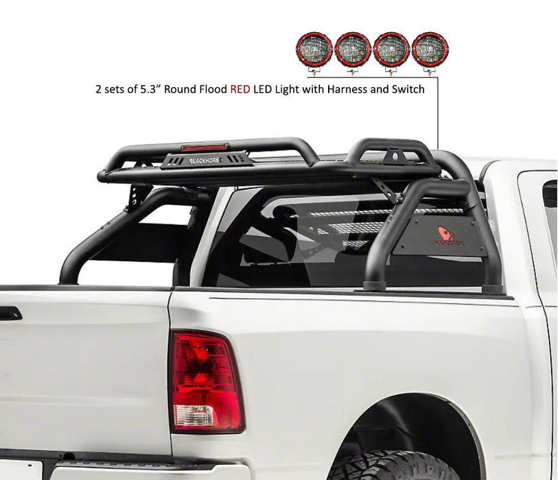 Black Horse Off Road RB-BA15B-PLFR Atlas Roll Bar Kit - Truck Part Superstore