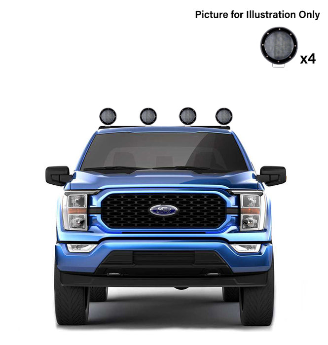 Black Horse Off Road RB001BK-PLFB Classic Roll Bar Kit - Truck Part Superstore