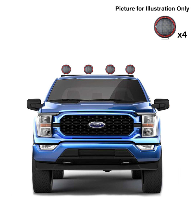 Black Horse Off Road RB001BK-PLFR Classic Roll Bar Kit - Truck Part Superstore