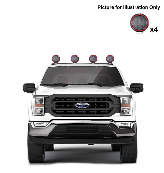Black Horse Off Road RB001BK-PLFR Classic Roll Bar Kit - Truck Part Superstore