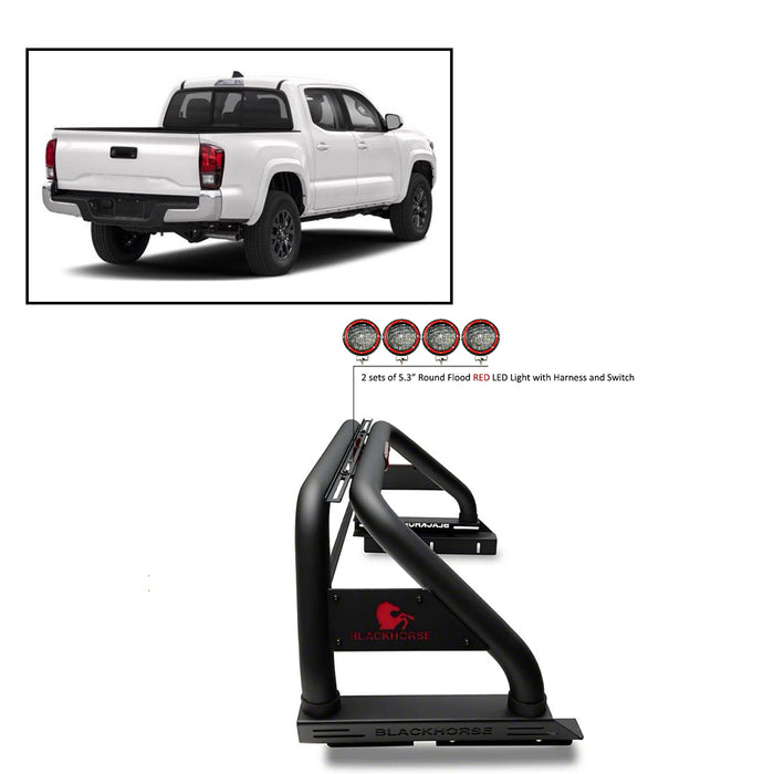 Black Horse Off Road RB006BK-PLFR Classic Roll Bar Kit - Truck Part Superstore