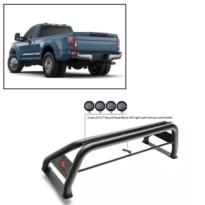 Black Horse Off Road RB015BK-PLFB Classic Roll Bar Kit - Truck Part Superstore