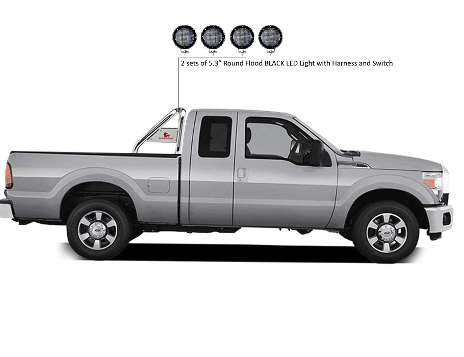 Black Horse Off Road RB015SS-PLFB Stainless Steel Stainless Steel - Truck Part Superstore
