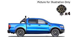 Black Horse Off Road RB08BK-PLB Classic Roll Bar Kit - Truck Part Superstore