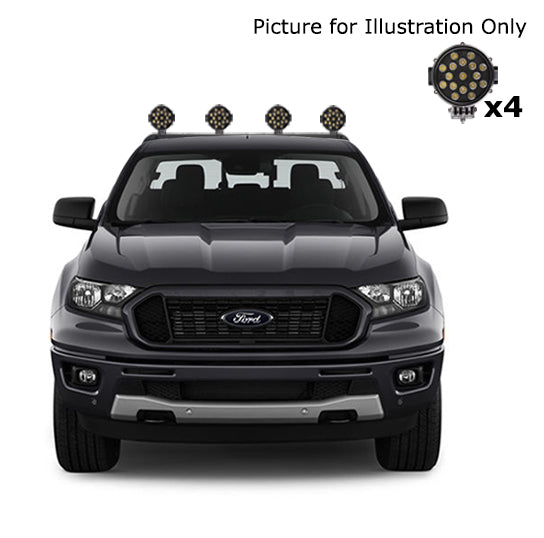 Black Horse Off Road RB08BK-PLB Classic Roll Bar Kit - Truck Part Superstore