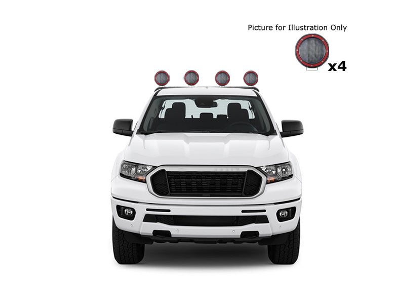 Black Horse Off Road RB08BK-PLFR Classic Roll Bar Kit - Truck Part Superstore