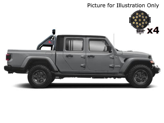 Black Horse Off Road RB09BK-PLB Classic Roll Bar Kit - Truck Part Superstore