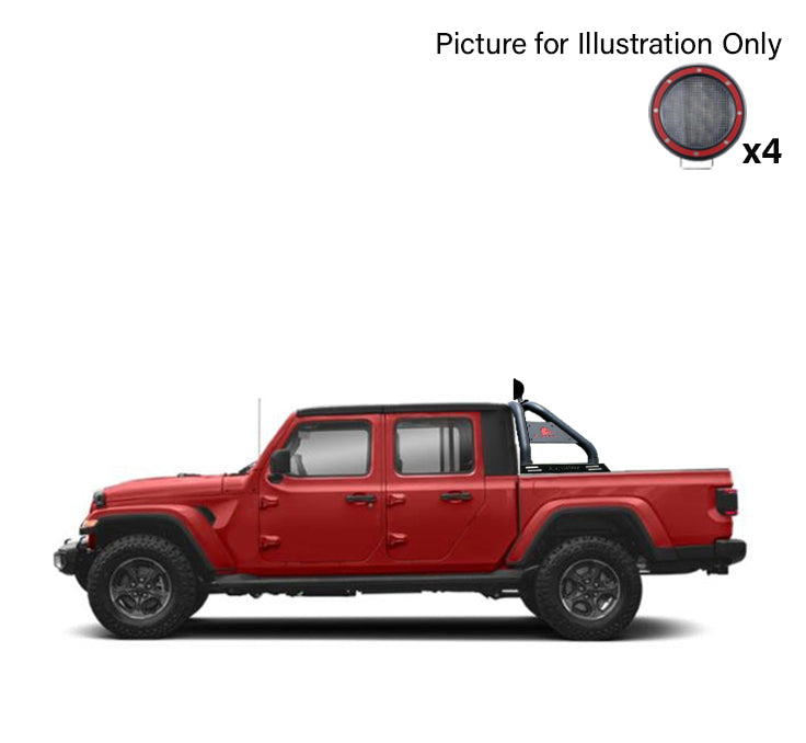 Black Horse Off Road RB09BK-PLFR Classic Roll Bar Kit - Truck Part Superstore