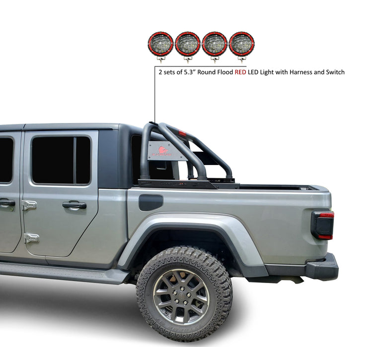 Black Horse Off Road RB09BK-PLFR Classic Roll Bar Kit - Truck Part Superstore