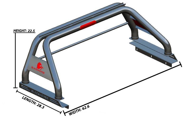 Black Horse Off Road RB09SS Stainless Steel Stainless Steel - Truck Part Superstore