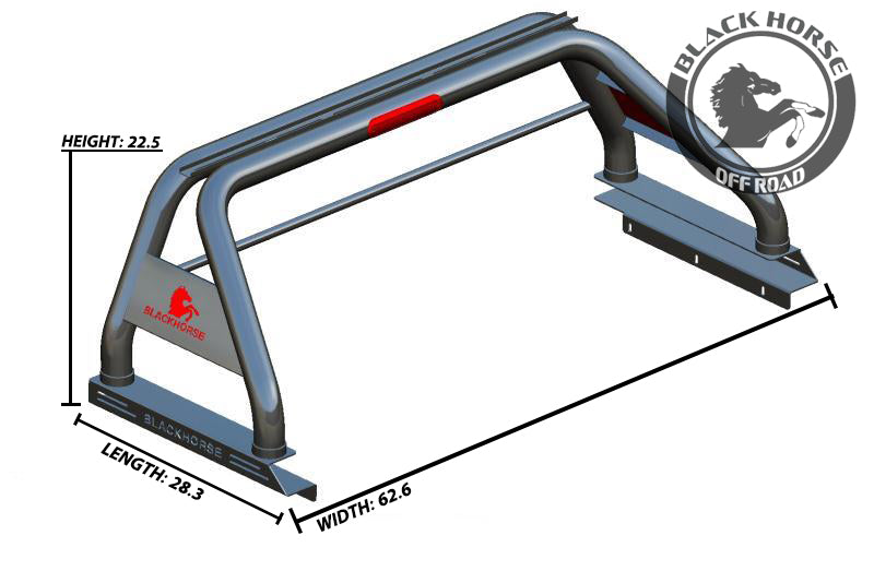 Black Horse Off Road RB09SS Stainless Steel Stainless Steel - Truck Part Superstore