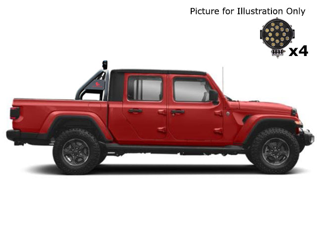 Black Horse Off Road RB10BK-PLB Classic Roll Bar Kit - Truck Part Superstore