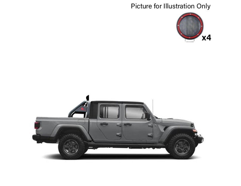 Black Horse Off Road RB10BK-PLFR Classic Roll Bar Kit - Truck Part Superstore