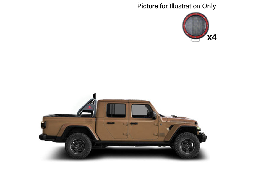 Black Horse Off Road RB10BK-PLFR Classic Roll Bar Kit - Truck Part Superstore