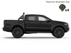 Black Horse Off Road RB11BK-PLB Black Steel  FLAT BASE WITH LED BRAKE LIGHT - Truck Part Superstore