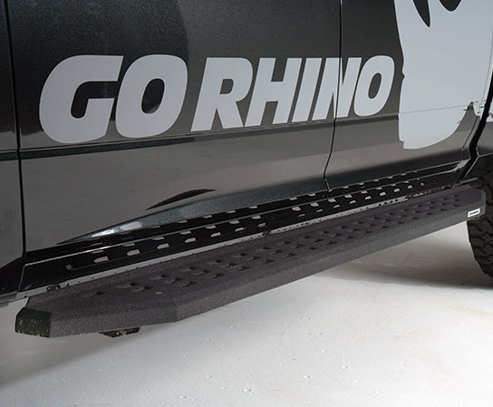 Go Rhino 69417680T RB20 Running Boards with Mounting Brackets Kit - Truck Part Superstore